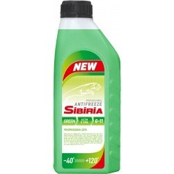 SIBIRIA антифриз -40 зеленый 1кг (уп 12)